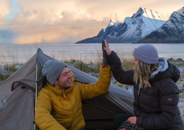 Camping im Herbst und Winter