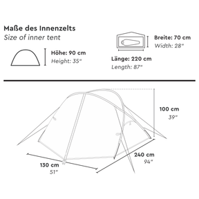ANDITO 1 | 1-Person Lightweight Trekking Tent