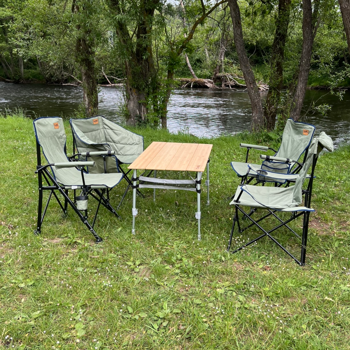 BISTA | Großer Bambus-Campingtisch mit höhenverstellbaren Beinen-Campingtisch-tambu-outdoor