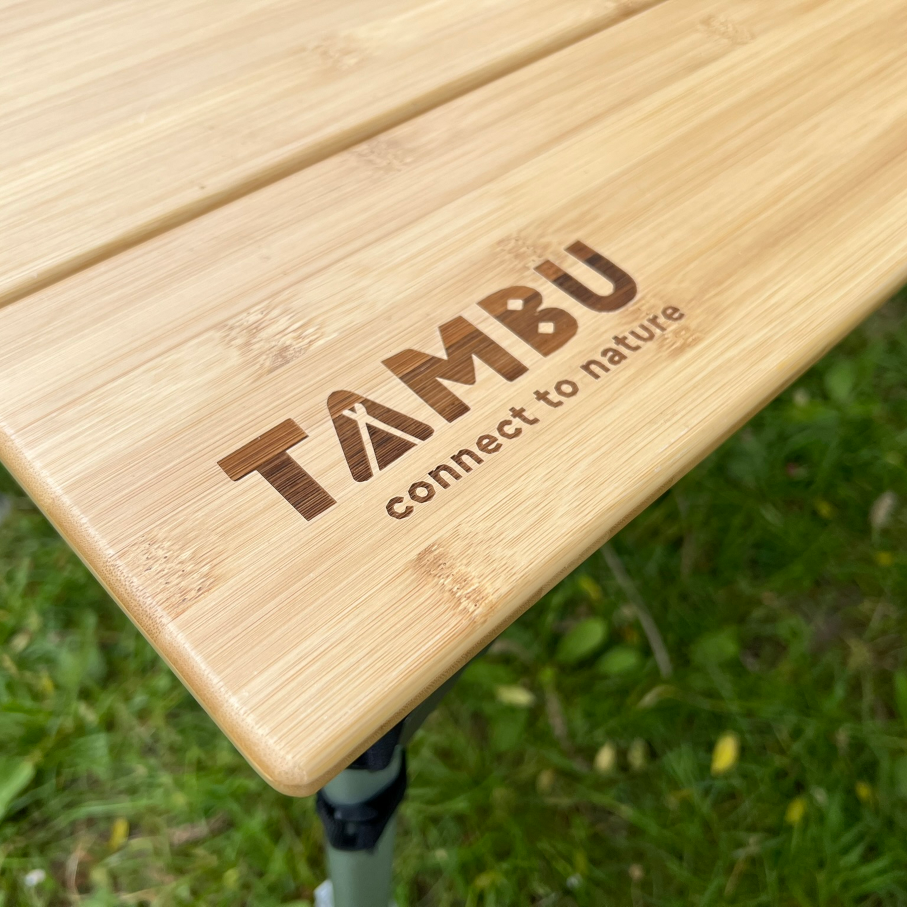 BISTA | Großer Bambus-Campingtisch mit höhenverstellbaren Beinen-Campingtisch-tambu-outdoor