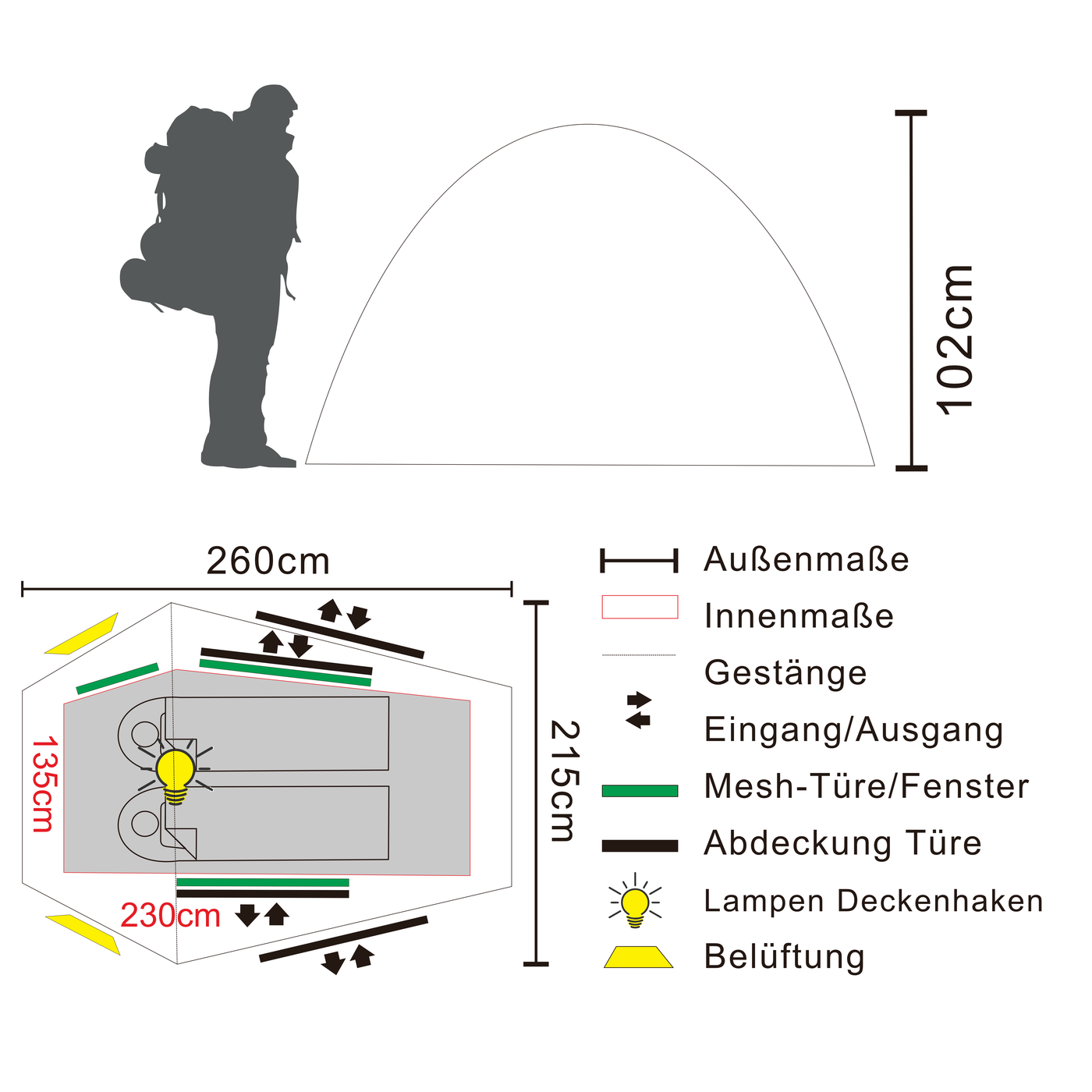 CHOTA 2 | 2 Personen-Trekkingzelt-Zelt-tambu-outdoor-tambu-outdoor