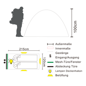 EKATI | Ultraleichtes 2-Personen Biwak-Trekkingzelt-Zelt-tambu-outdoor-tambu-outdoor