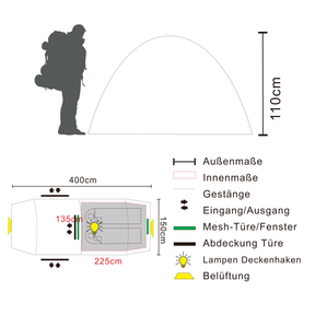 SADA 2.1 | 2 Personen Trekking-Tunnelzelt-Zelt-tambu-outdoor-tambu-outdoor