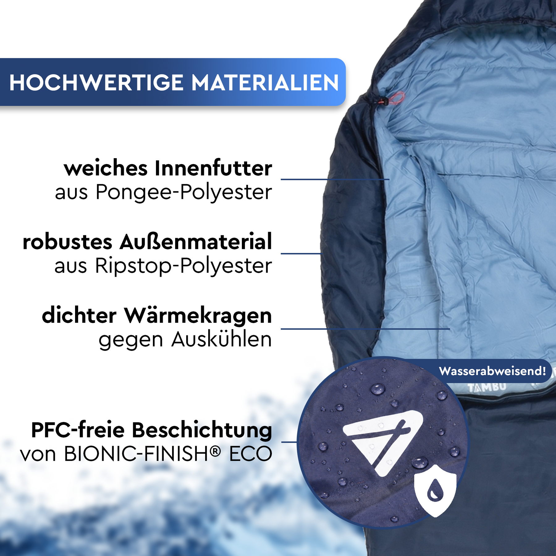 TALU 1500 | Mumienschlafsack