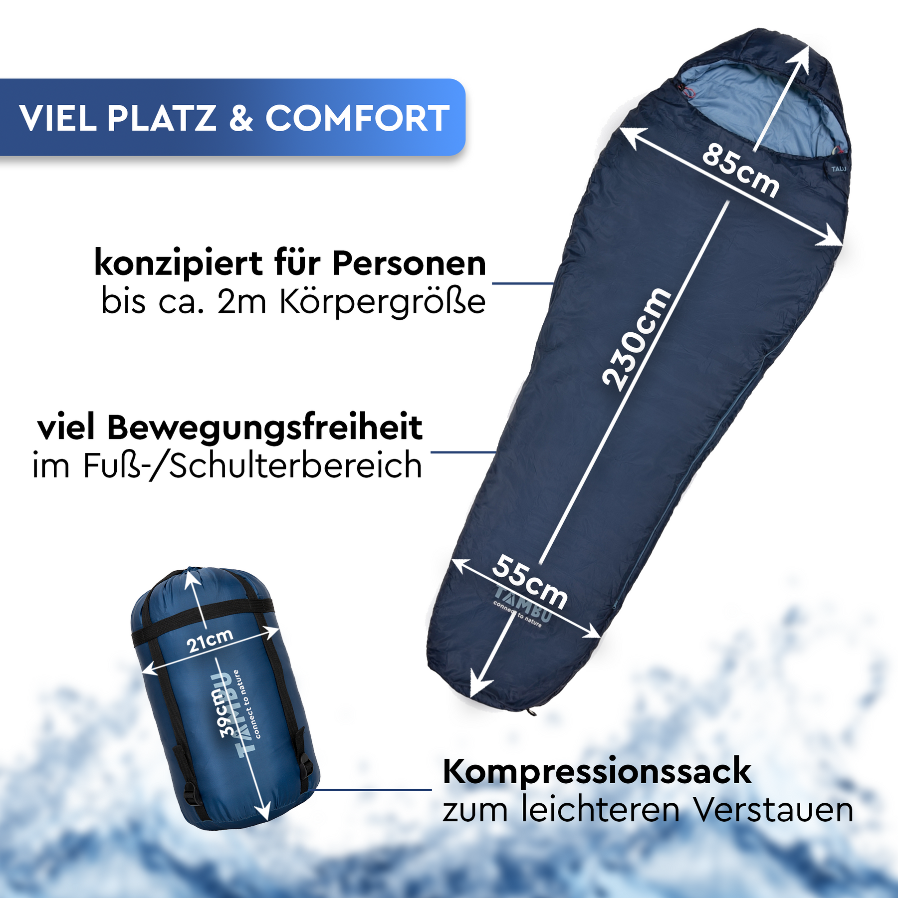 TALU 1500 | Mumienschlafsack