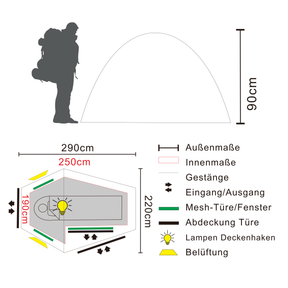 TARA 1 | Leichtes 1-Personen-Tunnelzelt-Zelt-tambu-outdoor-tambu-outdoor