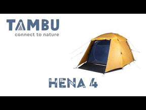 HENA 4 | 4 Personen Kuppelzelt mit Stehhöhe